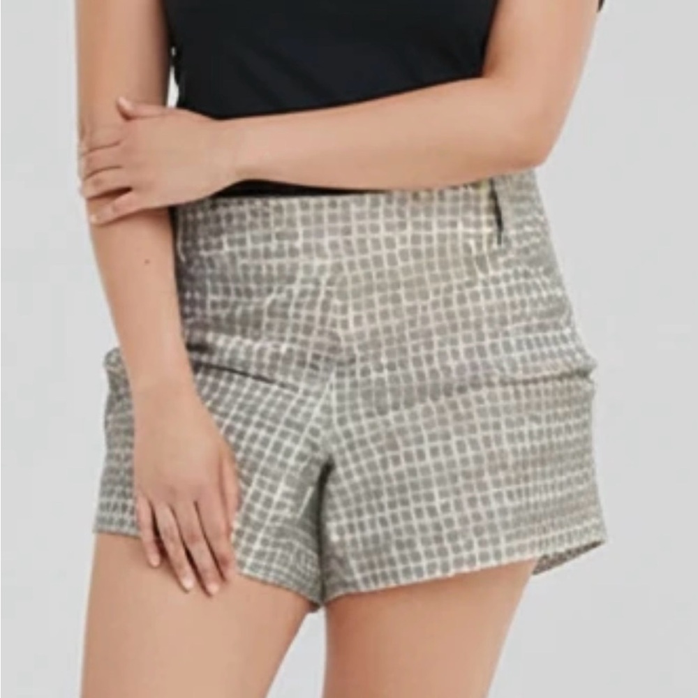 SPANX High Waist Checkered Shorts
